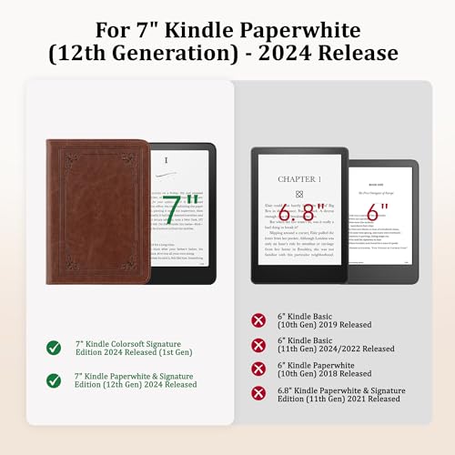 Vane Oak Magnetic Book Cover Case for 7'' Kindle Paperwhite & Colorsoft by Vane Oak - Used condition - Image 2