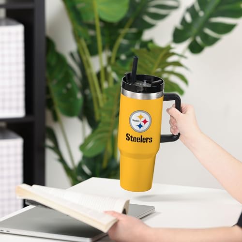 Image of FOCO NFL unisex-adult NFL Team Logo Insulated Travel Mug 40oz XL Tumbler