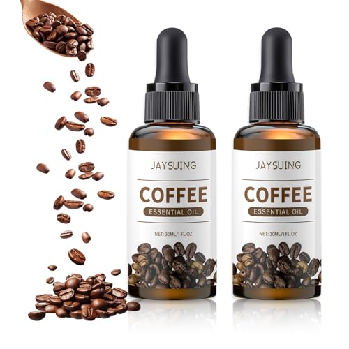 Olio di caffè, olio antirughe, olio essenziale di caffè puro per aromaterapia, cosmetici per la cura della pelle e dei capelli, idratante, ringiovanente e rassodante, 60 ml