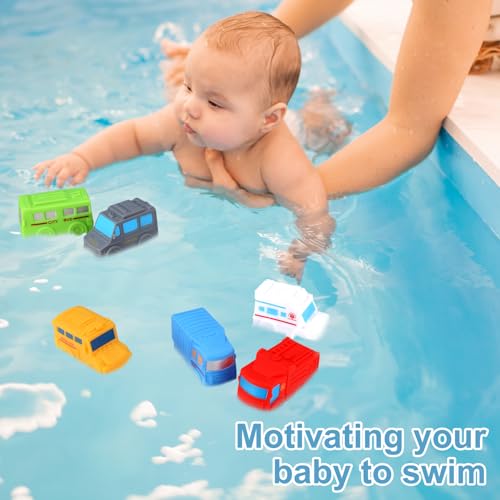 Ggstddup HFFLWZSCUE4778 6 Pcs Bath Toys For Toddlers, Baby Toys For Babies And Toddlers, Car Bath Toys, Bathtub Toys Pool Toys Bath Toys thumb #5
