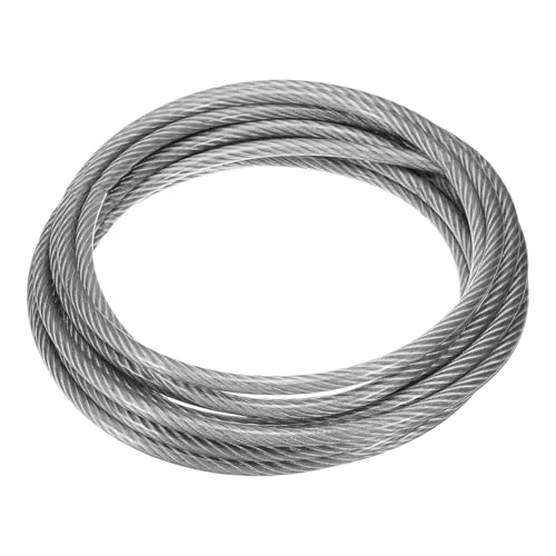 Câble métallique en acier inoxydable 304 de 6 mm 7x19 gainé PVC pour construction