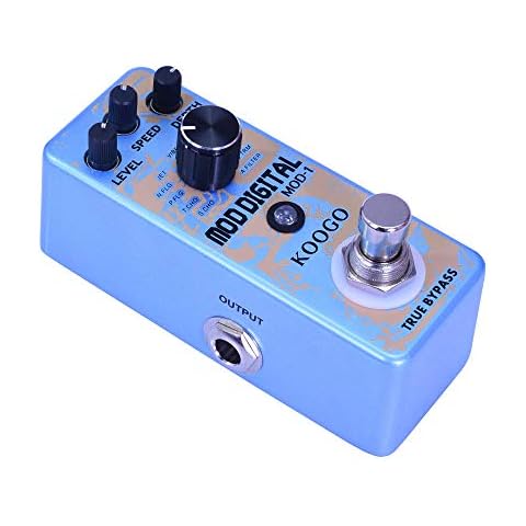 Koogo Guitar Modulation pedal Digital Mod Station Pedals with 11 Kinds Classic Effect for Electric Guitar Cover