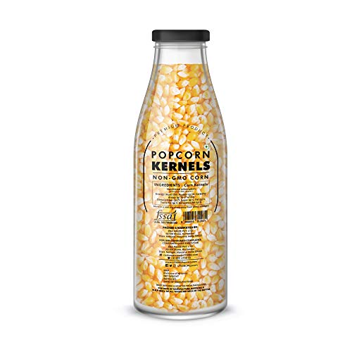 Image of 4700BC Makka Popcorn, Classic Butterfly Corn Kernels, Healthy, Reusable Bottle, 850g (Pack of 3)