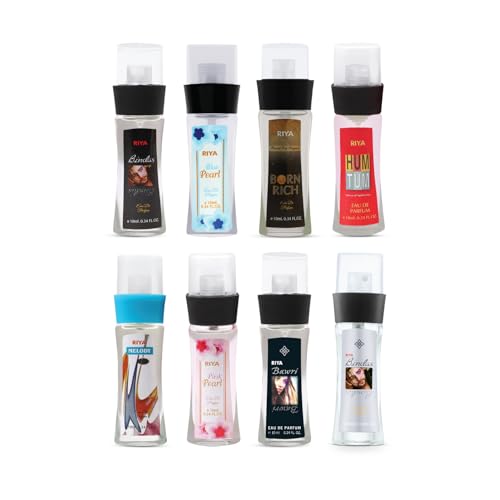 Riya Unisex Fragrance Set | 8x10ml | Pocket Friendly | Long Lasti...