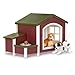 Terra by Battat – 5 Pieces Dog House Playset with Toy Dog Figurines – Durable & Realistic Animal Figures for Toddlers – Educational Playset Encourages Imaginative Play & Early Learning – 3+ Years