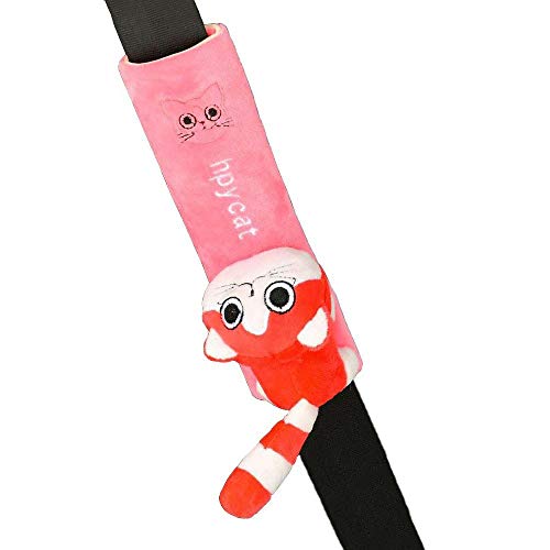 シートベルトクッション シートベルトパッド 車 シートベルトカバー クッション コットン キッズ シートベルト枕 クッション 車内泊 ベビーシートベルト パッド カバー かわいい 肩を枕 子供 ドライブ 低反発ウレタン ョルダーパッド チャイルドショルダー