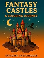 Fantasy Castles: A Coloring Journey B0F635F1FL Book Cover