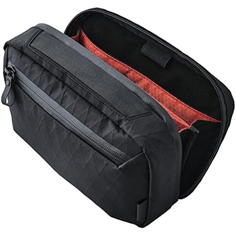 ALPAKA Elements Tech Case Max X-Pac® VX21 - Sling Bag with Adjustable & Detachable Strap, Weatherproof Fabric, Lockable Ykk Zippers fits iPad Mini 6,Kindle E-reader, Electronics, EDC,Black Cover