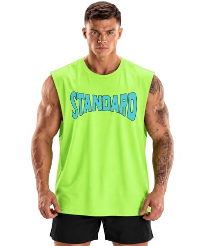 Image of SHODOX Men's 100% Cotton Tank Top | Round Neck Sleeveless Gym Vest | Loose Fit Casual Sportswear T-Shirt | Breathable & Lightweight Fitness Wear for Workout & Active Wear