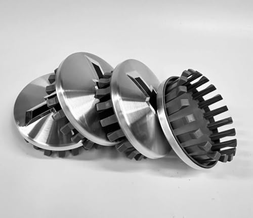 4X Brushed Wheel Hub Cap Center Cap 22837060 20942002, 20941994, 19301595 for Colorado, Silverado 1500, Suburban, Tahoe 2019+ Set