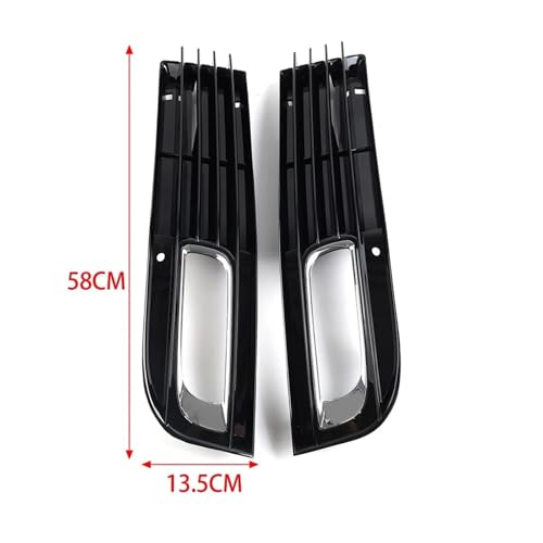 Marco de luz antiniebla derecho para Audi A8 D3 S8 rejilla de parachoques negro 4E0807682AN 4