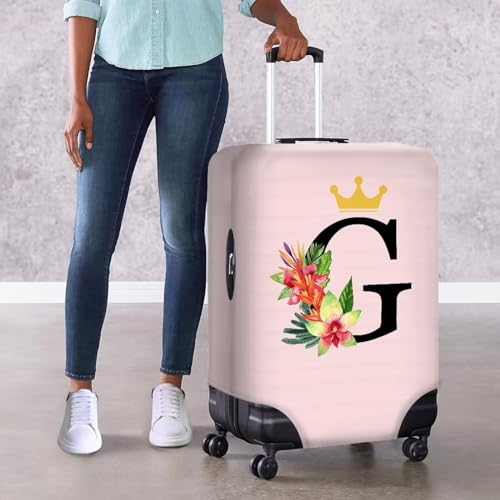 Letter G Travel Luggage Cover Baggage Suitcase Protector Fit for 18-32 Inch Luggage, L (Fit 25-28 Inch Suitcase)4