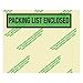 Packing List Type General Purpose,Packing List Envelope, Opening Location Side Loading,2041005886