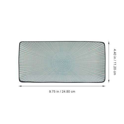 Bandeja rectangular de cerámica japonesa COHEALI miniatura 4
