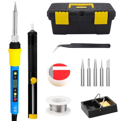 �͂񂾂��ăL�b�g�A80W�͂񂾂��ăK���A12-in-1 ���߉\�ȉ��x 180-500°C �n�ڃc�[���L�b�g �͂񂾂��Đ�A���C���[�A�t���b�N�X�A�͂񂾏����|���v&���[�P�[�X�t�� DIY�d�q�@��Ƌ����C���p