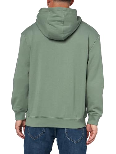 HUGO Men's Contrast Center Logo Hooded Sweatshirt2