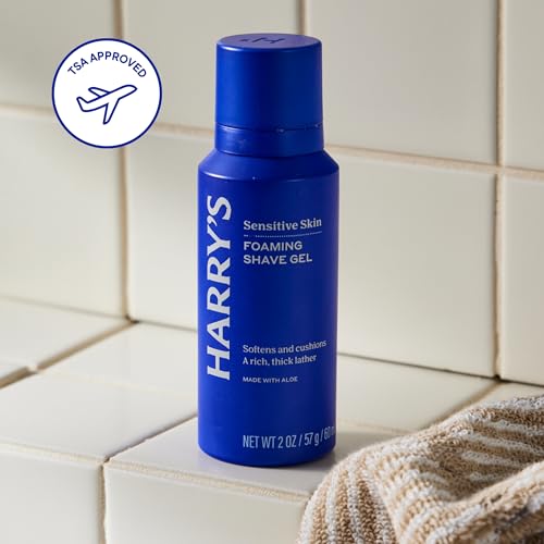 Harry's Foaming Shave Gel for Men with Aloe - 2 oz (6 Pack) | Soothes and Cushions Skin for Shaving - TSA Approved Travel Essentials - Sensitive Skin Safe - image 2