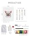 PeakLuv 12 Pcs Dog Small Diamond Art Kits, Puppy Mini Diamond Painting Kits for Adults Beginners, 5D DIY Square Drill Diamond Dots, Quickly Finishable Animal Gem Art for Home Wall Desktop Decor, 6X7in