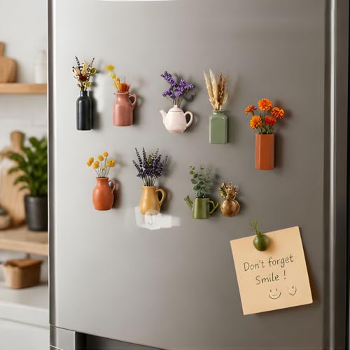 Imanes de cerámica para nevera juego de 10 potentes piezas grises de decoración redonda 3