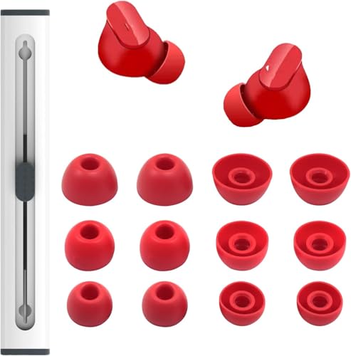 Akkiv �����p�V���R������ 6 �y�A�A�V���R�������Z�b�g Beats Studio Buds/Fit Pro/Studio Buds+ �w�b�h�t�H���ɑΉ� (���b�h�A�y���t��)