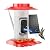 Hummingbird Feeder with Camera Outdoor, SV3C Hanging Bird Feeder with Ant Moat & Bee-Proof, HD 2K Solar Powered, AI Bird Identify, Instant App Alerts, Auto Capture, Hummingbird Lover Gifts, 21oz, Red