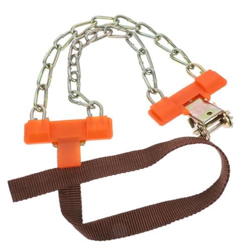 BESTYASH Universal Car Tire Snow Chains Medium Size, Reusable Anti-skid Winter Wheel Chains with Buckle for Small Cars and Suvs Emergency Traction