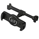 Rotación ajustable de 360º: reposacabezas de coche para teléfono, iPad, tableta, con pivote giratorio de bola que puede girar 360 grados para el mejor ángulo de visión.