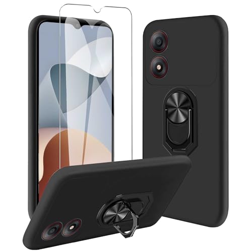 Jdxhff ZTE Blade A34 Hüllen-Set Schwarz