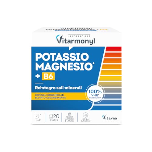 Potassio e Magnesio - Con Vitamina B6 - Contro Stanchezza