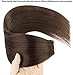 ABH AmazingBeauty Hair Semi-permanent Tape Attached Real Remi Remy Human Hair Extensions Tape in 50g 20pcs Invisible Seamless Reusable Skin Weft Dark Brown Color 2 18 Inch