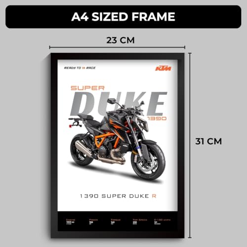 Image of Funk You Store A4 Poster Photo Frames All Cars (KTM 1390 Super Duke R) (F 034)