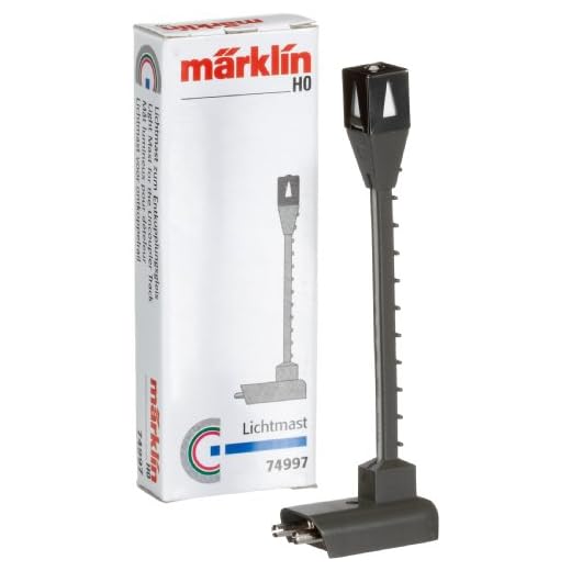 Märklin 74997 - Palo de luz para Acoplamiento en Pista H0 [Importado de Alemania]