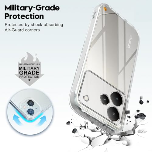 Image of Jkobi Realme P4 (Clear Shockproof Case with Camera Protection | Soft and Flexible | Transparent)