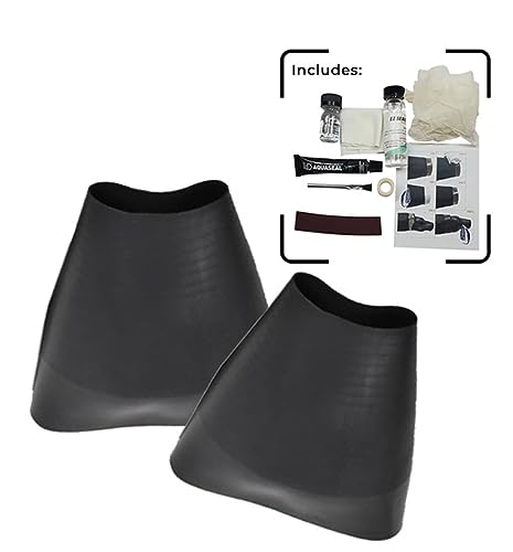 Gear Up Guide Cone/Conical Shape Latex Wrist Seal Trimmable, Large / 6.75" - 8.5" Wrist with Replacement Kit