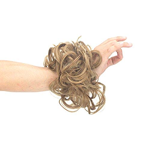 Messy Long Hair Bun Wrap around Hair Band DIY Updo Chignon Ponytails Hair Extensions