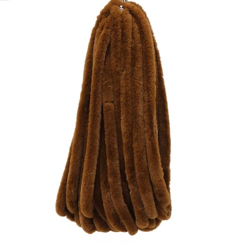 3 m 5 cm Faux Fur Ribbon Faux Fur Border Faux Fur Ribbon Decorative Ribbon Craft Plush Ribbon Clothing Supplies for DIY Craft Sewing Gift Decoration