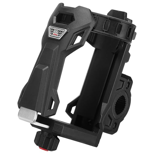 KEMIMOTO Upgraded ATV Cup Holder, Motorcycle Drink Holder with 0.85''-1.25'' Metal Clamp and Double Anti-Slip Protection, Universal Bottle Holder for Bike Scooter Boat Wheelchair
