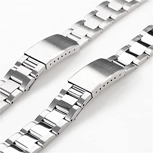 Bracelet montre acier inoxydable massif 20mm 19mm sans espace - 6