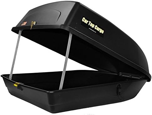 Car Top Cargo Rooftop Cargo Box - 18 cu ft - Black CTC-18S