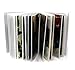 CocoPolka 4 x 6 Photo Albums Pack of 3 - Watercolors, Each Mini Photo Album Holds Up to 48 4x6 Photos. Removeable, Flexible Covers.