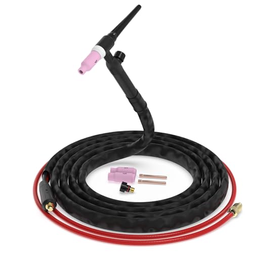 YESWELDER TIG Torch TIG Welding Torch WP-17V 13 ft 150A 10-25mm Air