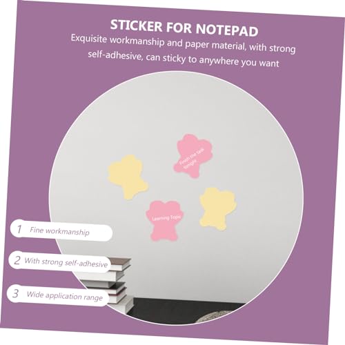 Blocs-notes transparents ours avec support papier et onglets adhésifs pour notes repositionnables - 5