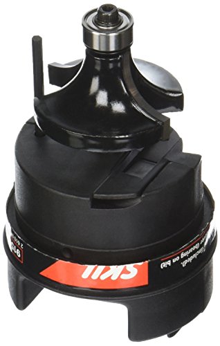 SKIL 91500 1/2-Inch Roundover Router Bit 1/2-Inch BB 2F 1/4-Inch Shank