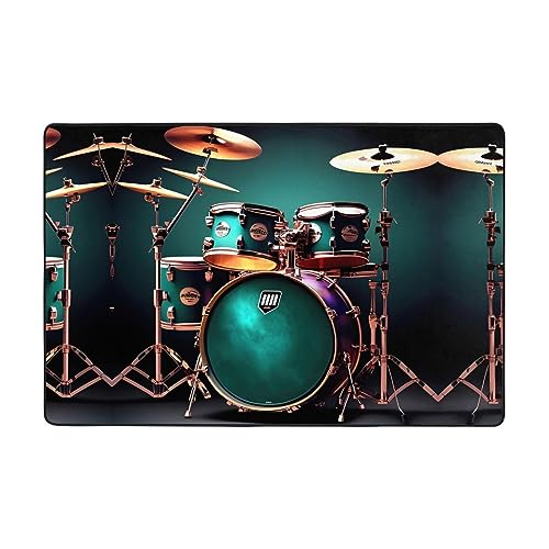 Tapis de zone batterie cool résistant et doux pour chambre ado