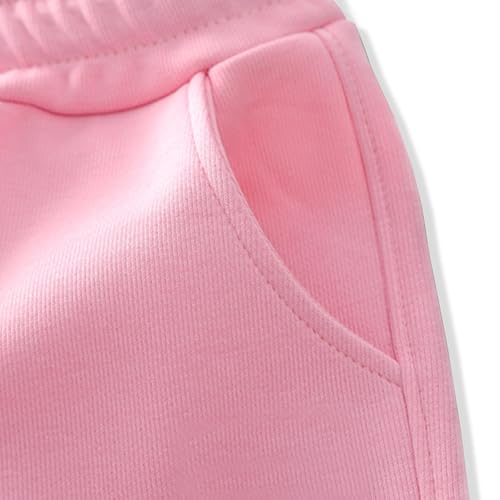 Toddler Boys Fleece Lined Sweatpants Youth Jogger Pants with Pockets Drawstring Active Clothes for Kids Childs3