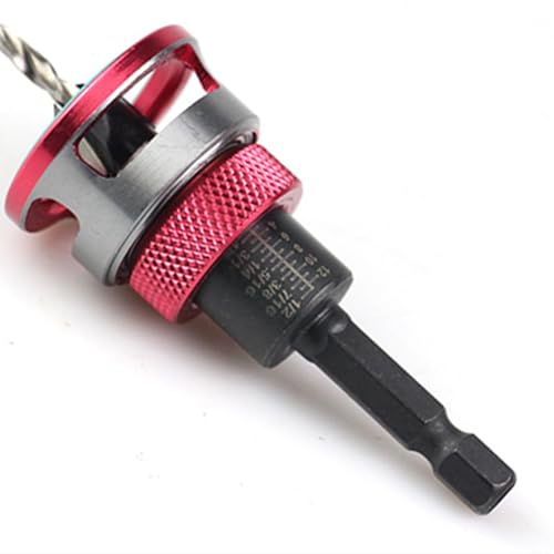 Brocas avellanadoras con tope ajustable para madera vástago hexagonal 4