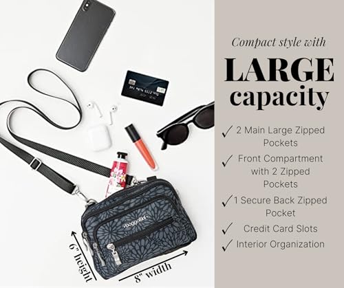 Image of Baggallini Triple Zip Bagg JAV Cross Body