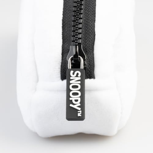 Grupo Erik: Astuccio Scuola In Tessuto Felpato Snoopy – Astuccio Morbido Con Chiusura A Zip, Peanuts Design Originale E Ufficiale - 3