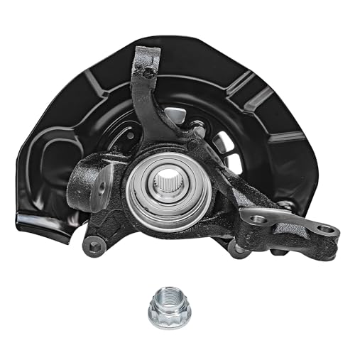 Image of Detroit Axle - FWD Front End Control Arms Kit for 04-10 Toyota Sienna, Steering Knuckles & Wheel Bearing Hubs Lower Control Arms w /Ball Joint 2004 2005 2006 2007 2008 2009 2010 Replacement - 4pc Set