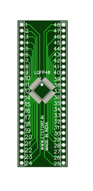 Generic IBAT-LQFP48-DIP-0.5MM Rectangular Through-Hole Mount Adapter-image-13